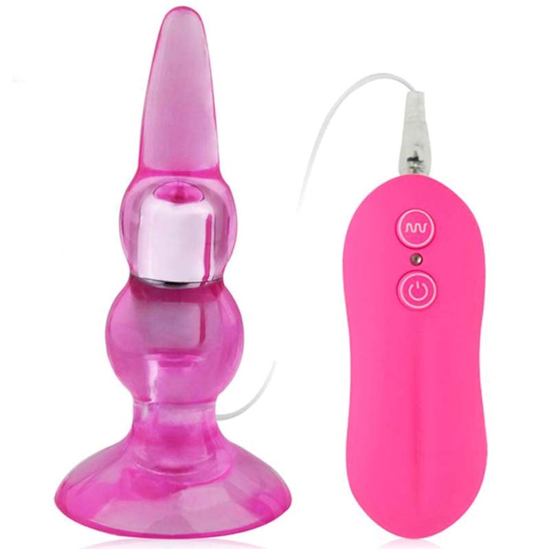 Pleasure Butt Plug 10 Modes Purple - - Butt Plugs