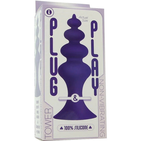 and Play Anal Tower Butt Plug by Icon Brands - Butt Plugs