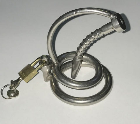 Points of Intrigue Locking Penis Chastity by BDStyle - Male Chastity