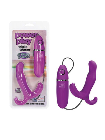 Power Play Triple Teaser Prostate Vibrator by CalExotics - Prostate Toys