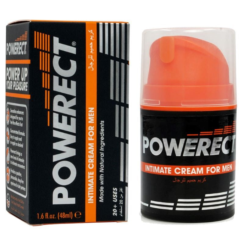 Powerect Initmate Cream - 48ml - - Delay and Excite Sprays