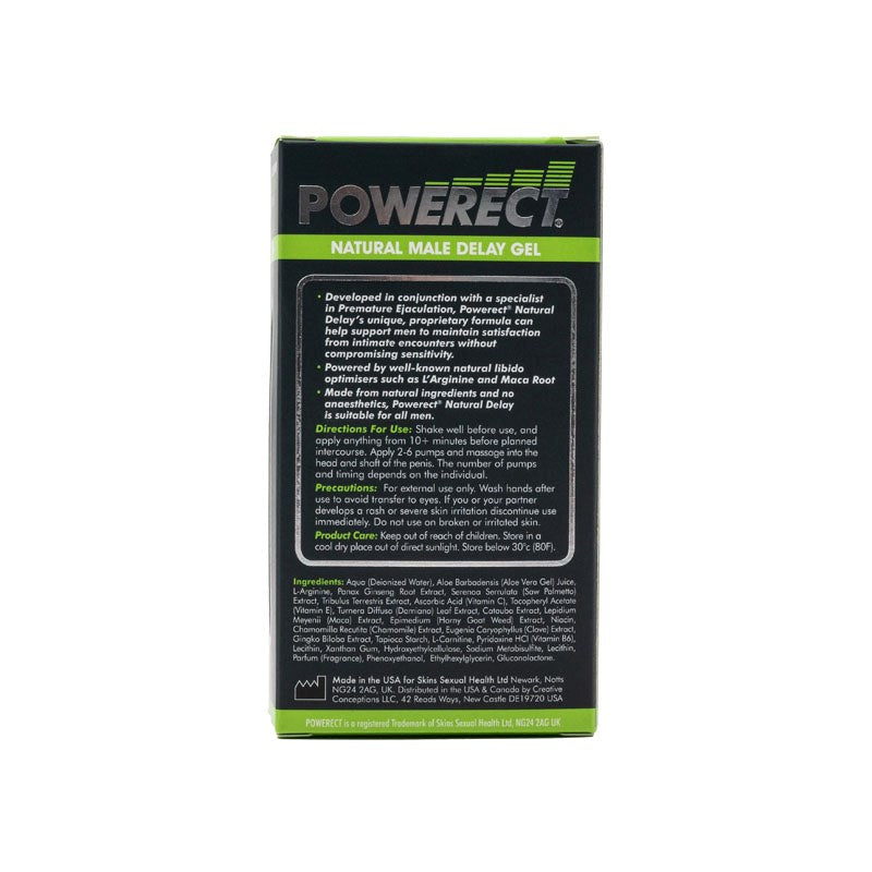 Powerect Natural Delay Serum - 30ml - - Delay and Excite Sprays