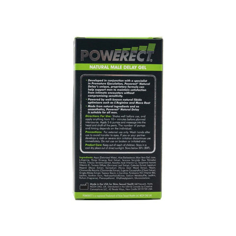 Powerect Delay Gel Delay Spray by Creative Conceptions - Delay and Excite Sprays