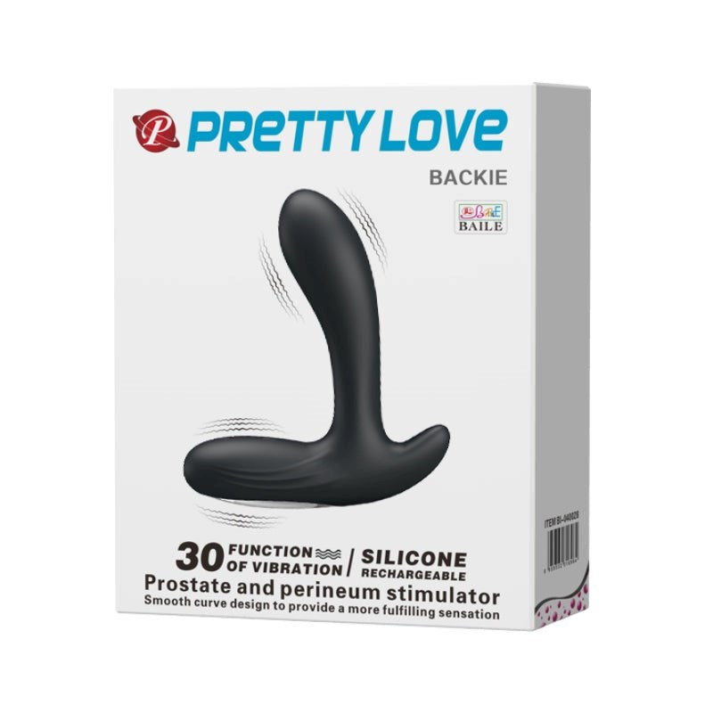 Pretty Love Backie Vibrating Prostate Massager - - Prostate Toys