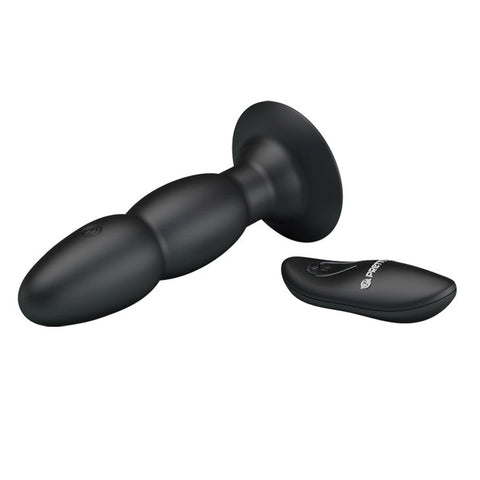 Beaded For Extra Pleasure Remote Butt Plug by Baile - Anal Vibrators