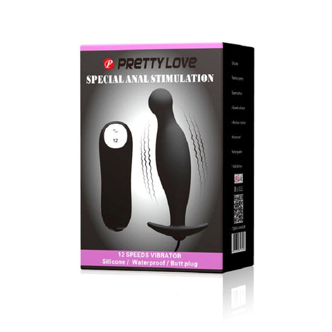 Pretty Love Curved Anal Vibrator by Baile - Butt Plugs