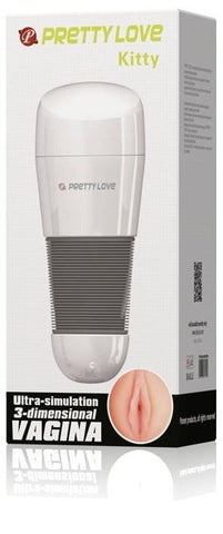Kitty Vagina Masturbator White by Baile - Masturbators and Strokers