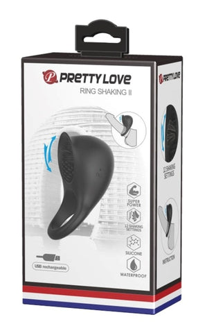 Pretty Love Cock Ring Shaking II by Baile - Stretchy Cock Rings