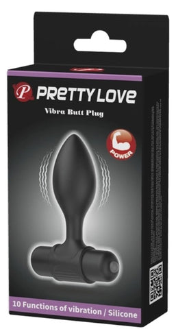 Pretty Love Vibra Silicone Tapered Butt Plug by Baile - Anal Vibrators