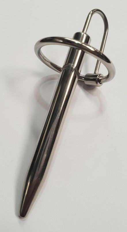 Prince Albert Penis Wand With Glans Ring - - Penis Plugs