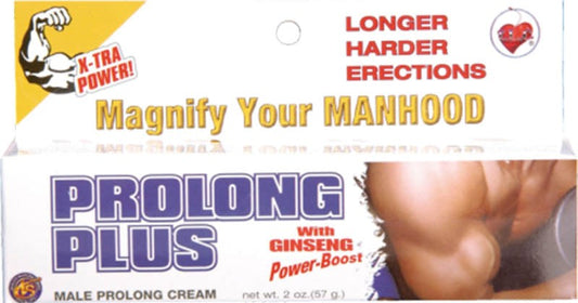 Pro-Long Plus Erection Cream - - Delay and Excite Sprays
