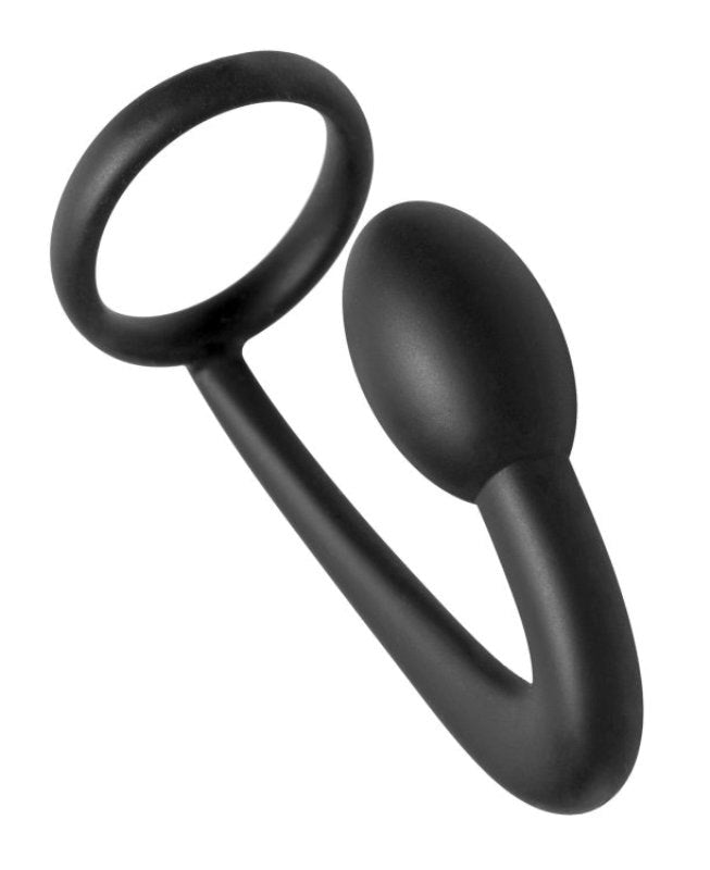 Prostatic Play Explorer Silicone C-ring and Prostate Plug - - Prostate Toys