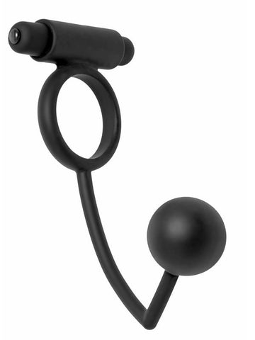 Prostatic Play Odyssey Vibrating Ring And Anal Stimulator - Cock Rings