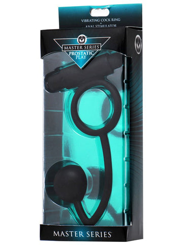 Prostatic Play Odyssey Vibrating Ring And Anal Stimulator - Cock Rings
