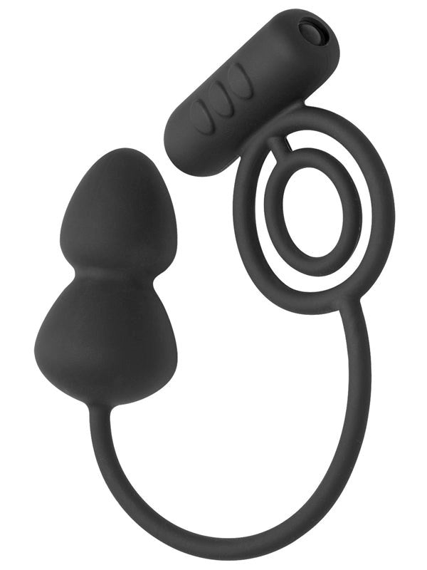 Prostatic Play Voyager II Vibrating Cock Ring and Anal Stim - - Cock Rings