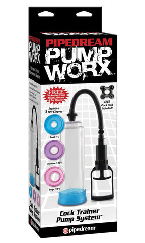 Pump Worx Cock Trainer Pump System by Pipedream Products - Pumps, Extenders and Sleeves