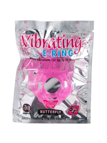 Simple and True E Vibrating Ring Butterfly by BMS Factory - Vibrating Cock Rings