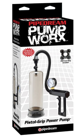 Pump Worx Pistol Grip Power Pump by Pipedream Products - Pumps, Extenders and Sleeves