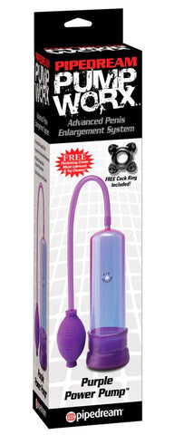 Pump Worx Purple Power Pump by Pipedream Products - Penis Pumps And Stretchers