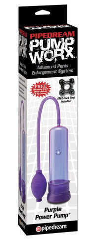 Pump Worx Purple Power Pump by Pipedream Products - Penis Pumps And Stretchers