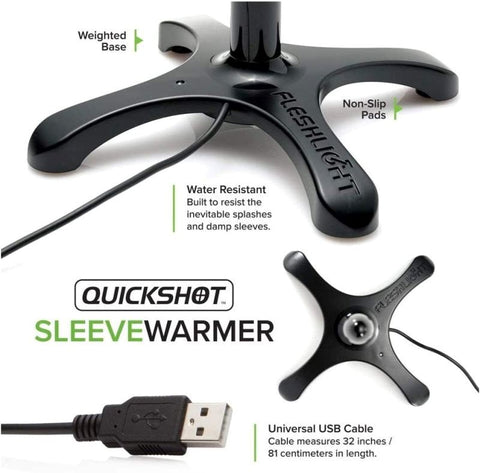 Quickshot Sleeve Warmer by Fleshlight - Fleshlight Male Masturbators