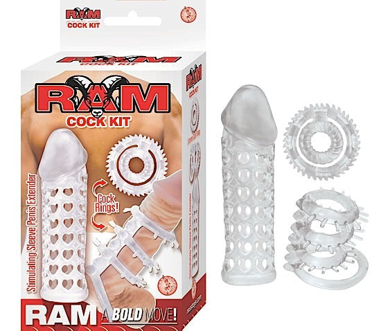 Ram Cock Kit Clear - - Pumps, Extenders and Sleeves