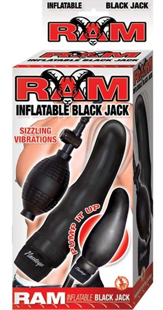 Ram Inflatable Black Jack - - Anal Dildos