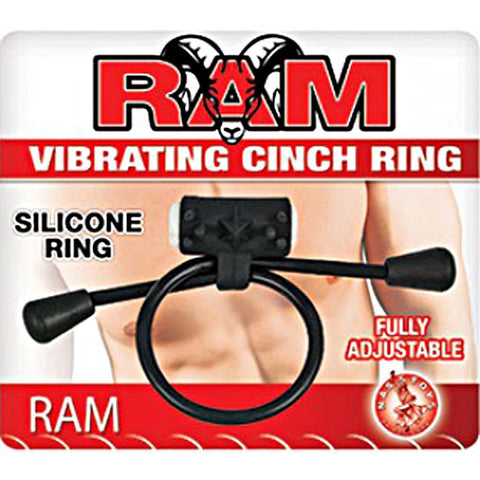 Ram Vibrating Cinch Mens Cock Ring by Nasstoys - Cock Rings