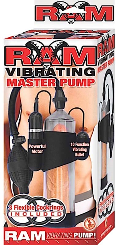 Ram Vibrating Master Pump Clear - - Pumps, Extenders and Sleeves