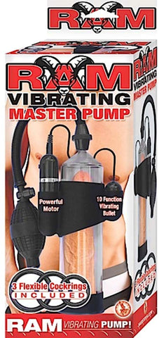 Ram Vibrating Master Mens Penis Pump by Nasstoys - Pumps, Extenders and Sleeves
