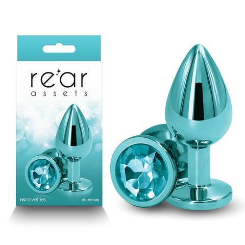 Rear Assets Butt Plug Teal by NS Novelties - Butt Plugs