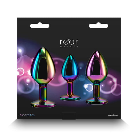 Rear Assets Trainer Kit Multicolor Butt Plug - Butt Plugs