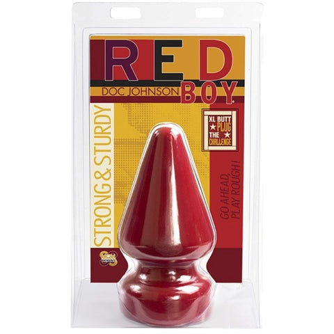 Red Boy The Challenge Butt Plug by Doc Johnson - Butt Plugs