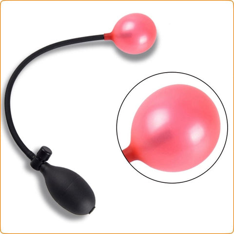 Red Point Inflatable Dildo Plug by BDStyle - Butt Plugs