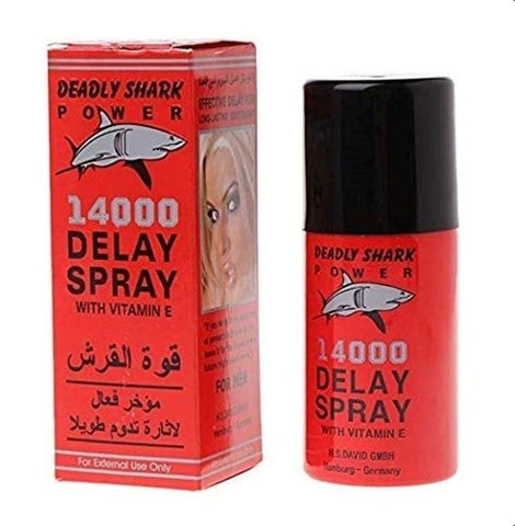 Red Shark 14000 Delay Spray by BDStyle - Delay and Excite Sprays