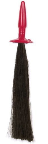 Reds Black Leather Pony Play BDSM Whip Small - Butt Plugs