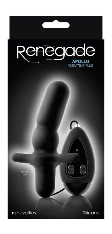 Renegade Apollo Vibrating Plug Black - - Anal Vibrators