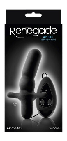 Renegade Apollo Vibrating Plug Black by NS Novelties - Anal Vibrators
