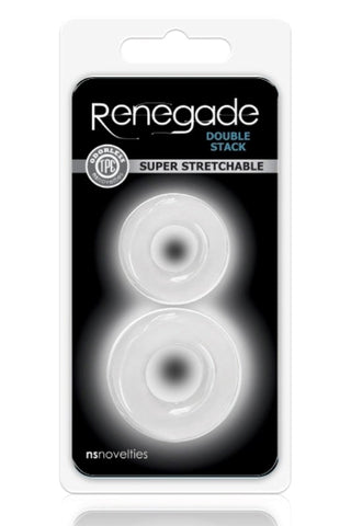 Renegade Double Stack Cock Ring by NS Novelties - Cock Ring Sets