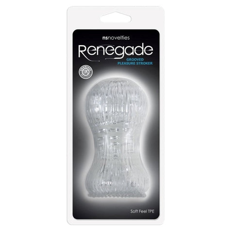 Renegade Grooved Pleasure Stroker by NS Novelties - Masturbators and Strokers
