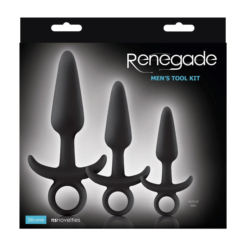 Renegade Men's Tool Kit Black - - Butt Plugs