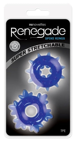 Renegade Spike Rings Textured by NS Novelties - Cock Rings
