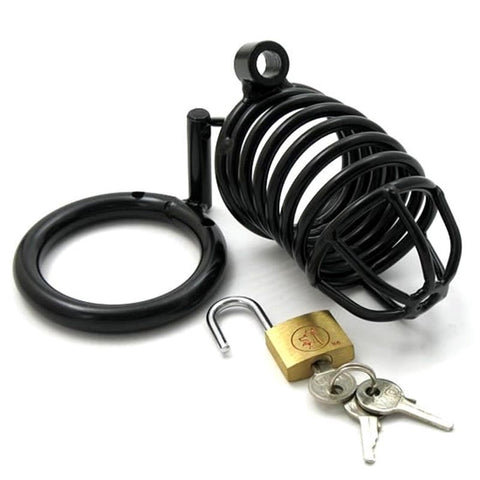 Ridem Tiger Black Male Chastity Device by BDStyle - Male Chastity