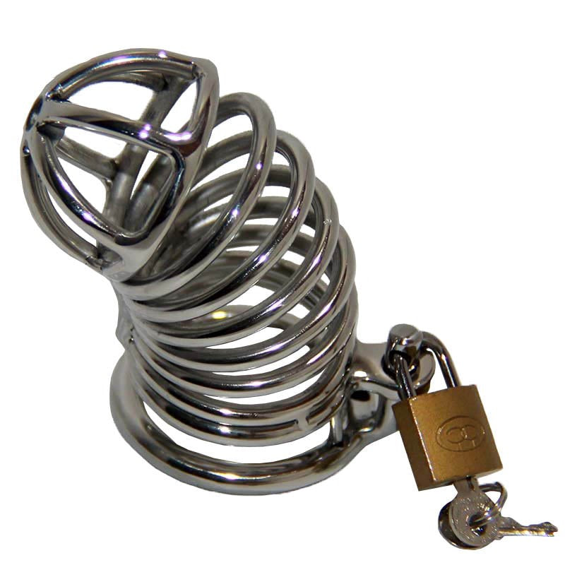 Ridem Tiger Silver Cock Cage - - Male Chastity