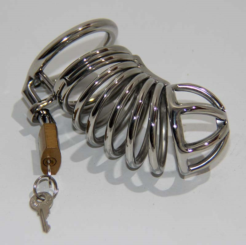 Ridem Tiger Silver Cock Cage - - Male Chastity