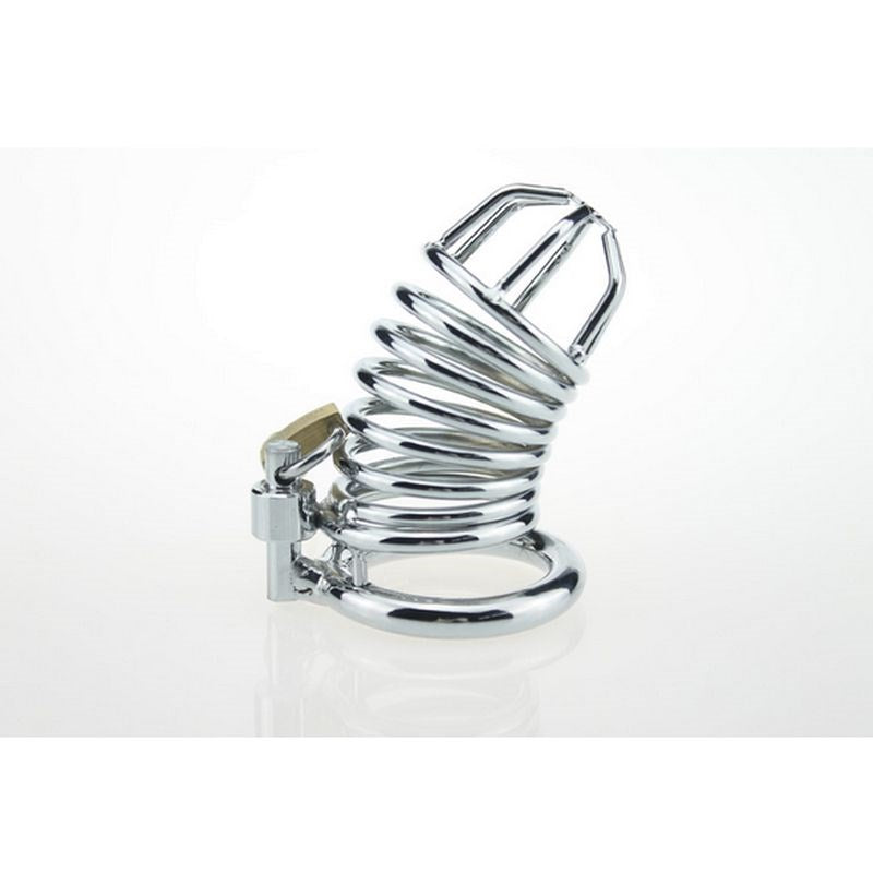 Ridem Tiger Silver Male Chastity Device - - Male Chastity