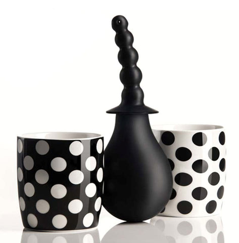 Rippled Silicone Douche Anal Douche by BDStyle - Enemas and Douches