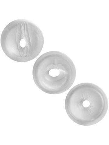 RoboSuck3 UR3 Male Masturbator Donut Set by Doc Johnson - Pumps, Extenders and Sleeves