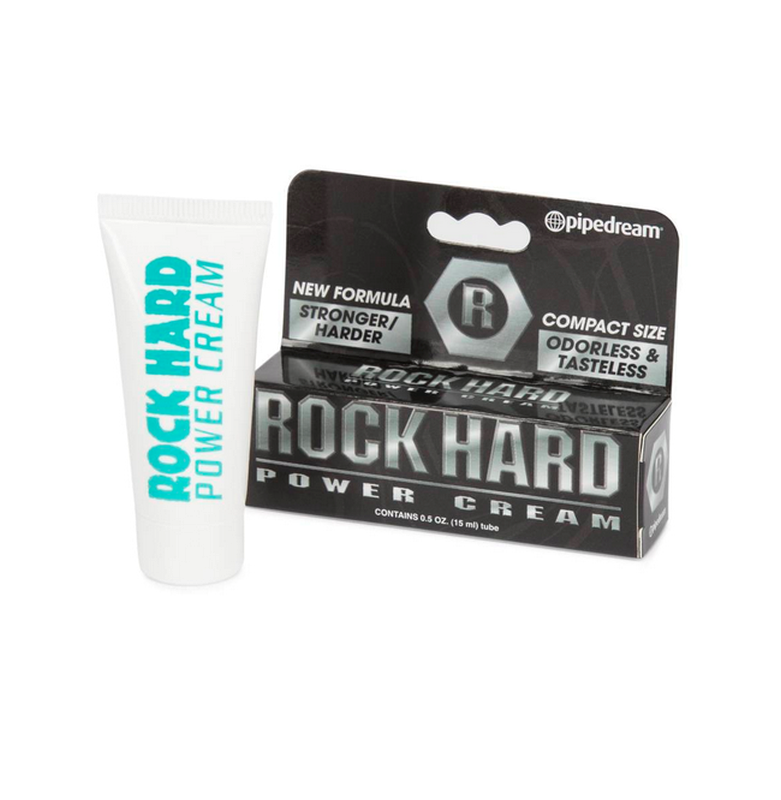 Rock Hard Power Cream 15ml - - Delay and Excite Sprays