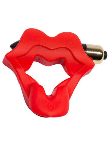 40 Lixxx Vibe Red Cock Ring Waterproof by Rocks Off - Cock Rings